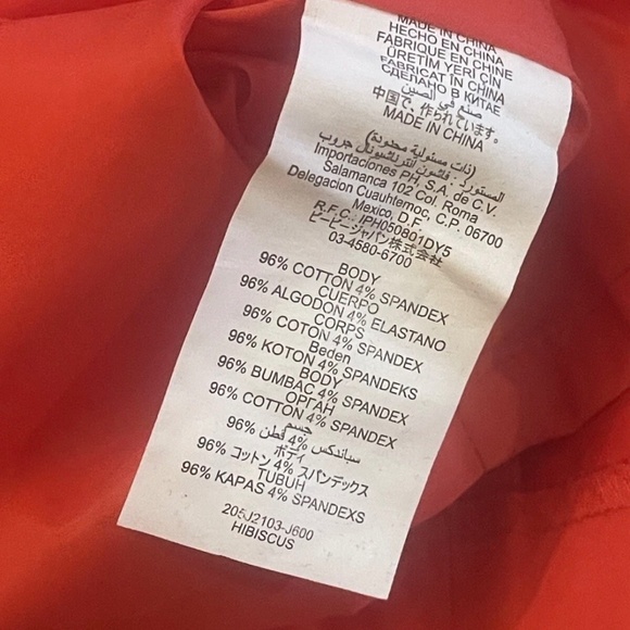 NWOT Bebe Neon Orange Pencil Skirt Size 4 Lined - Picture 11 of 12